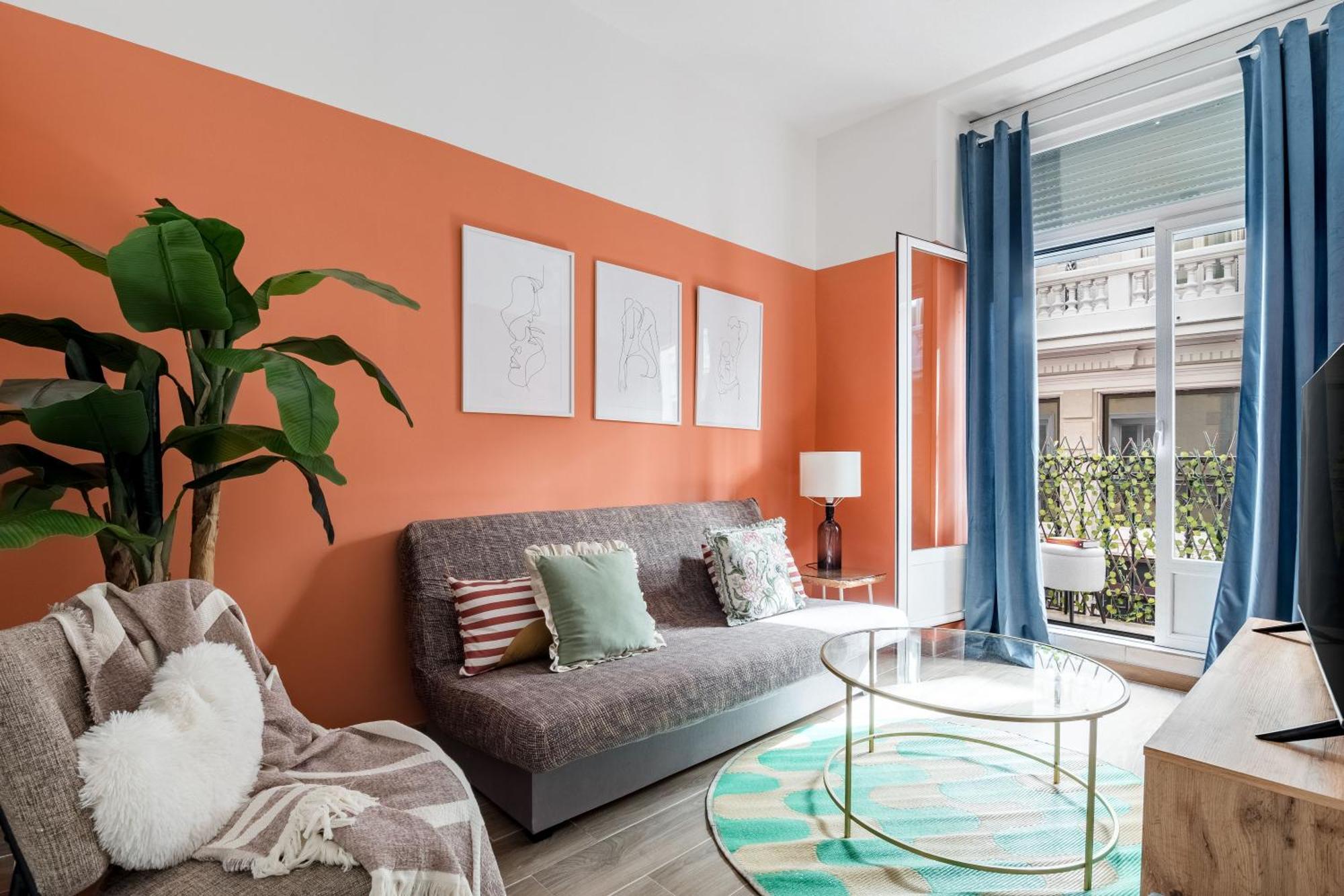 Charming Gran Via Madrid Apartment Bagian luar foto